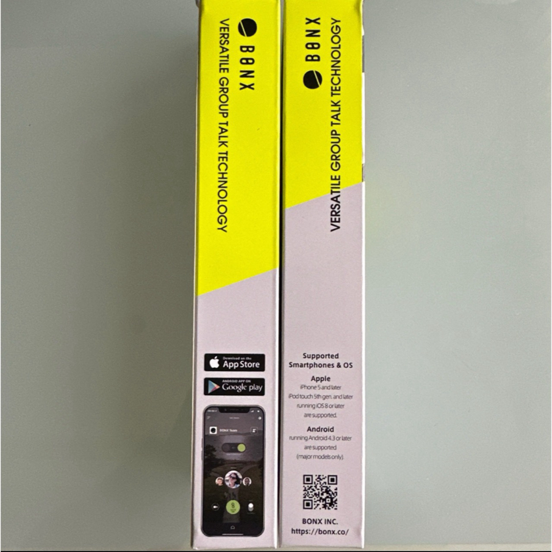 BONX mini 2個セット 距離無制限通話② BONX mini 2個セット 距離無制限通話②