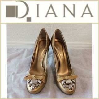 ダイアナ(DIANA)のDIANA　24.0 ビジュー付きパンプス　足元は華やかぐらいがちょうどいい❗(ハイヒール/パンプス)