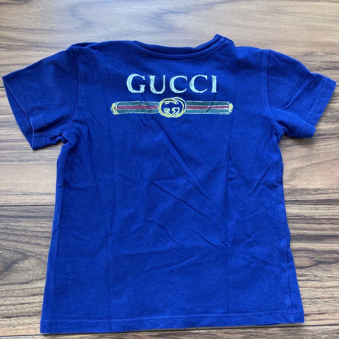 Gucci(グッチ)のグッチ　バックロゴ　半袖　Tシャツ キッズ/ベビー/マタニティのキッズ服男の子用(90cm~)(Tシャツ/カットソー)の商品写真