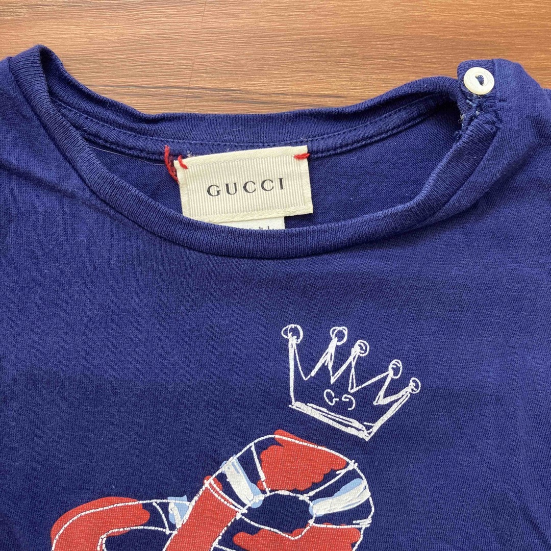 Gucci(グッチ)のグッチ　バックロゴ　半袖　Tシャツ キッズ/ベビー/マタニティのキッズ服男の子用(90cm~)(Tシャツ/カットソー)の商品写真