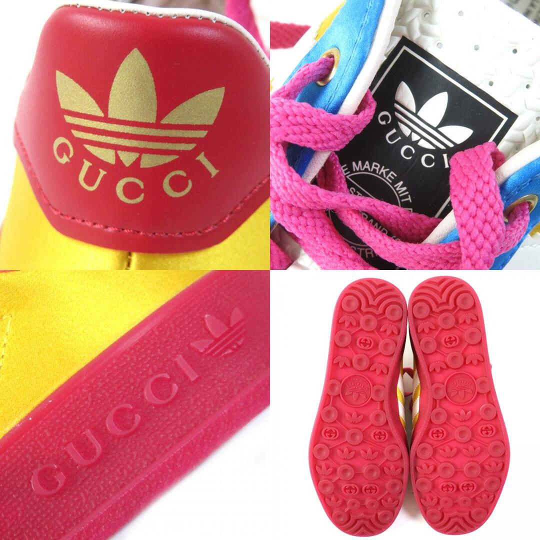 未使用品 GUCCI adidas グッチ アディダス 707867 Gazelle ガゼル ローカットスニーカー マルチカラー 23.5 箱・保存袋付き イタリア製 レディース メンズの靴/シューズ(スニーカー)の商品写真