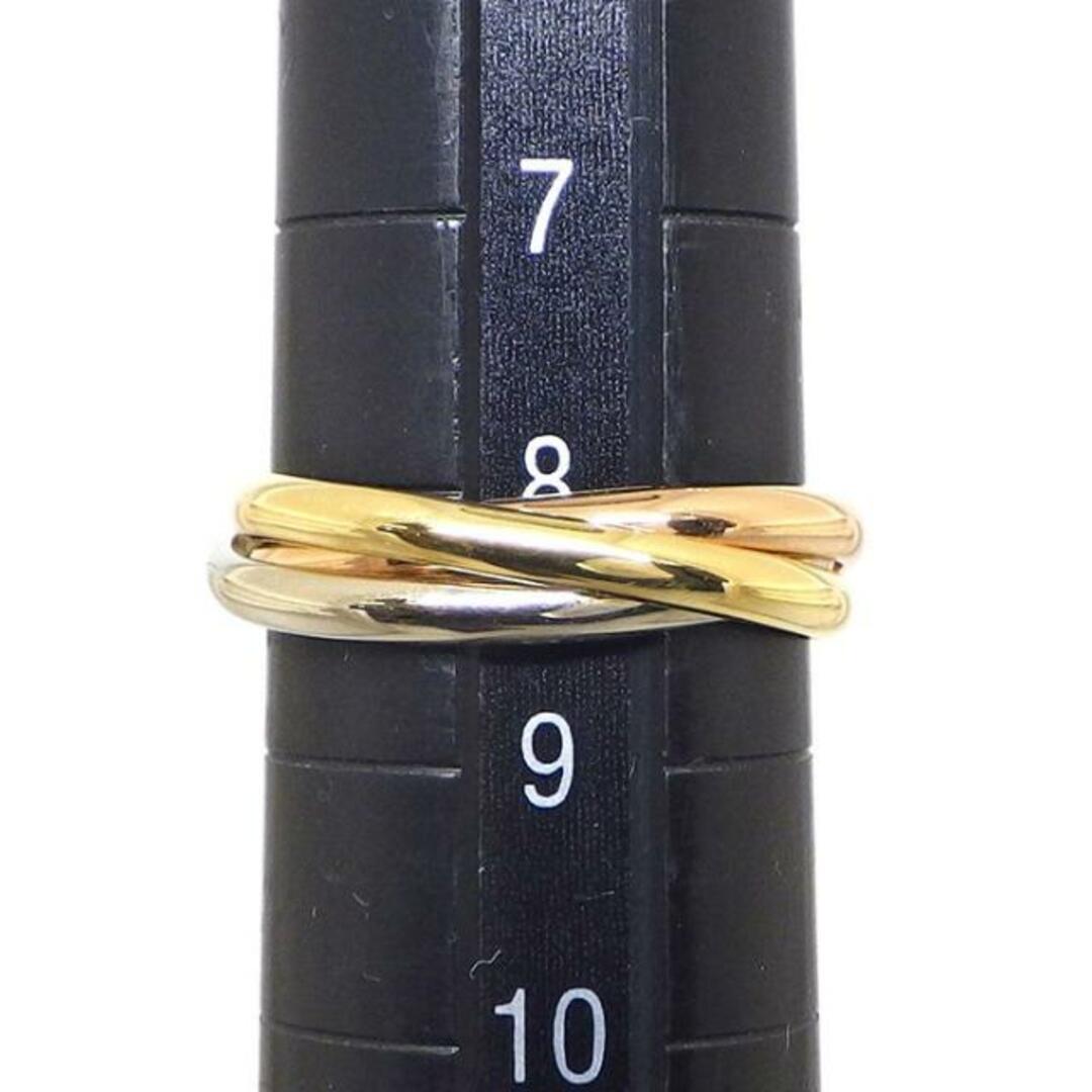 Cartier(カルティエ)のカルティエ Cartier リング トリニティ スリーカラー K18PG K18WG K18YG 8.5号 / #48 【中古】 レディースのアクセサリー(リング(指輪))の商品写真