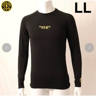 ゴールドジム(GOLD'S GYM)の新品！ゴールドジム★ロゴ入り★長袖インナー★メンズ★LLサイズ(その他)