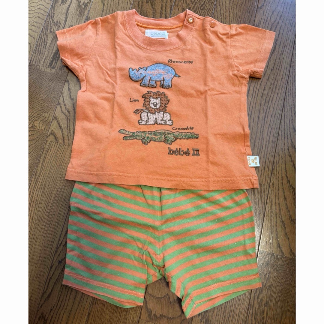 BeBe(ベベ)のbebe セットアップ キッズ/ベビー/マタニティのキッズ服男の子用(90cm~)(Tシャツ/カットソー)の商品写真