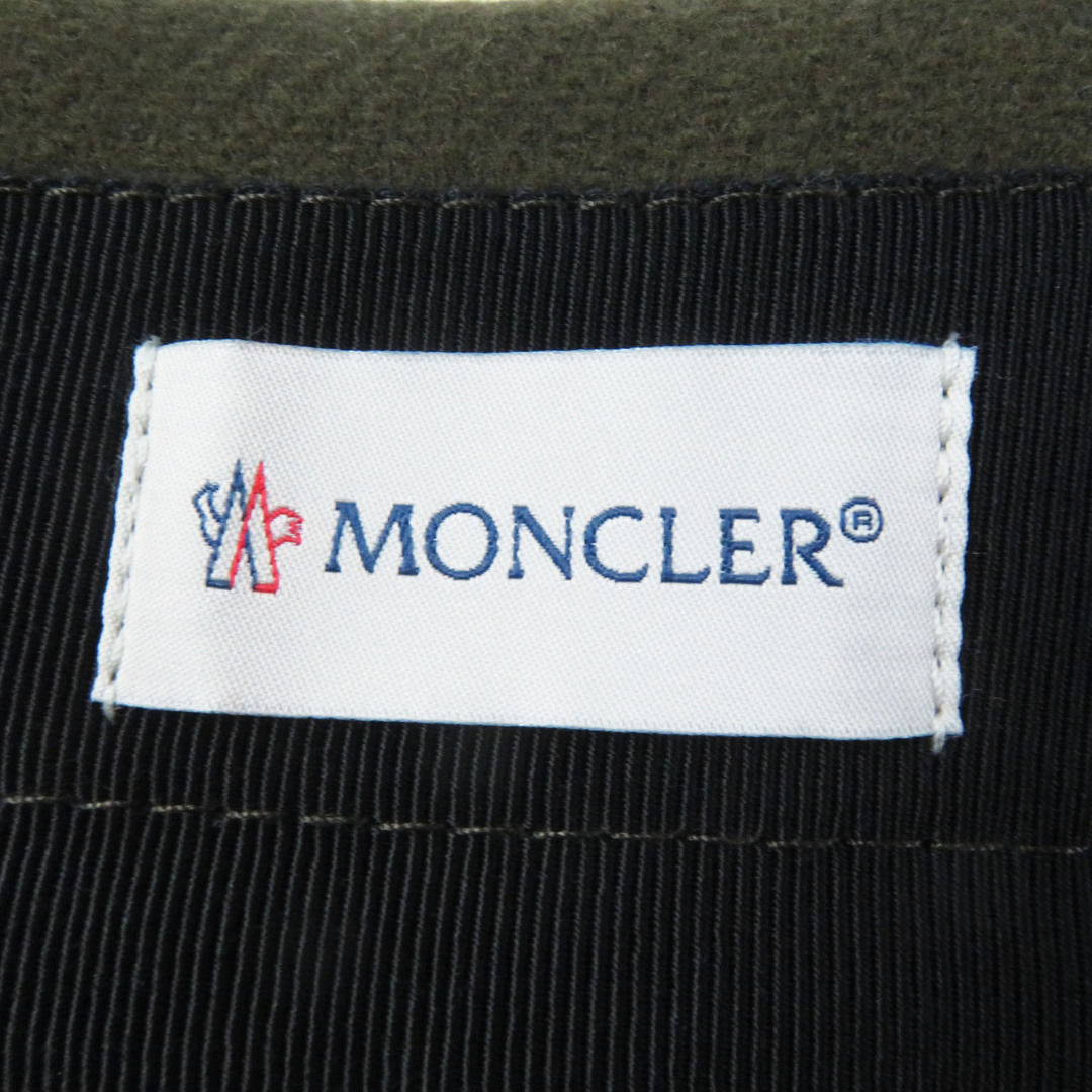 MONCLER(モンクレール)の未使用品 MONCLER モンクレール 21年製 GONNA ポケット付き ロング丈 タイトスカート カーキ系 40 正規品 レディース レディースのスカート(ひざ丈スカート)の商品写真