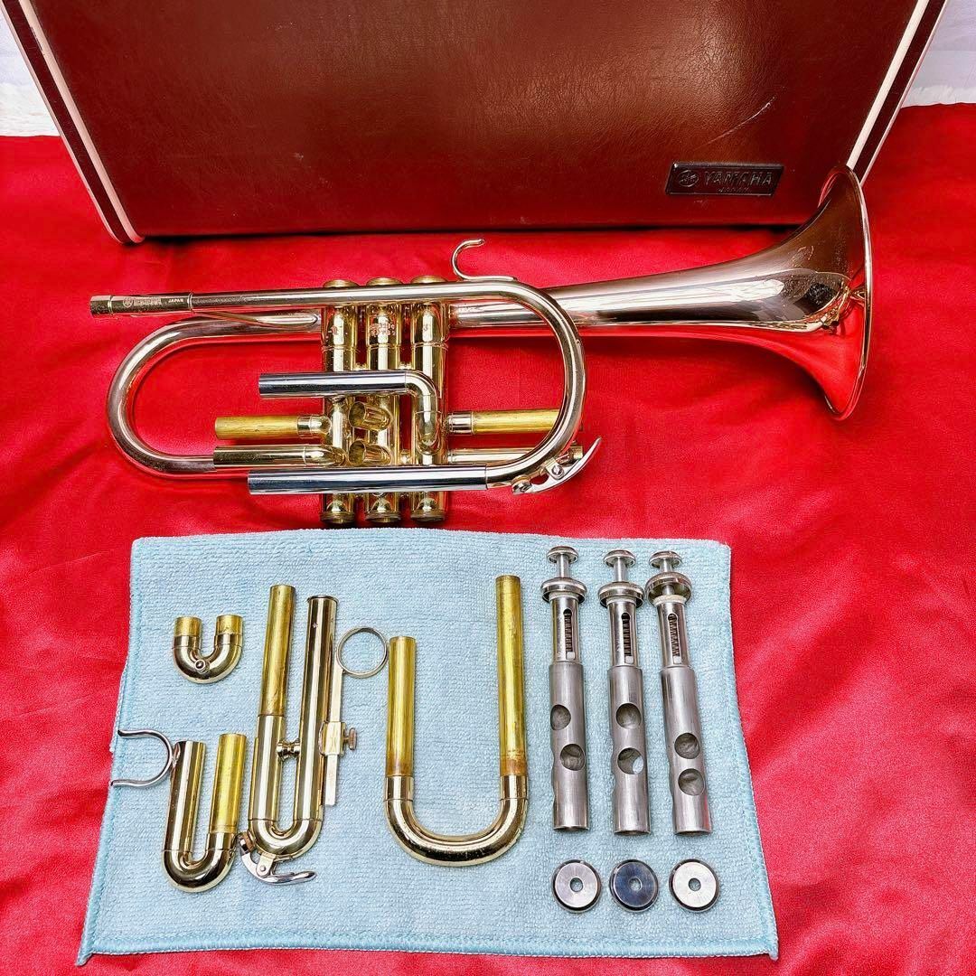 ヤマハ(ヤマハ)のYAMAHA YCR 3310 レッドブラスベル コルネット マウスピース付 楽器の管楽器(トランペット)の商品写真