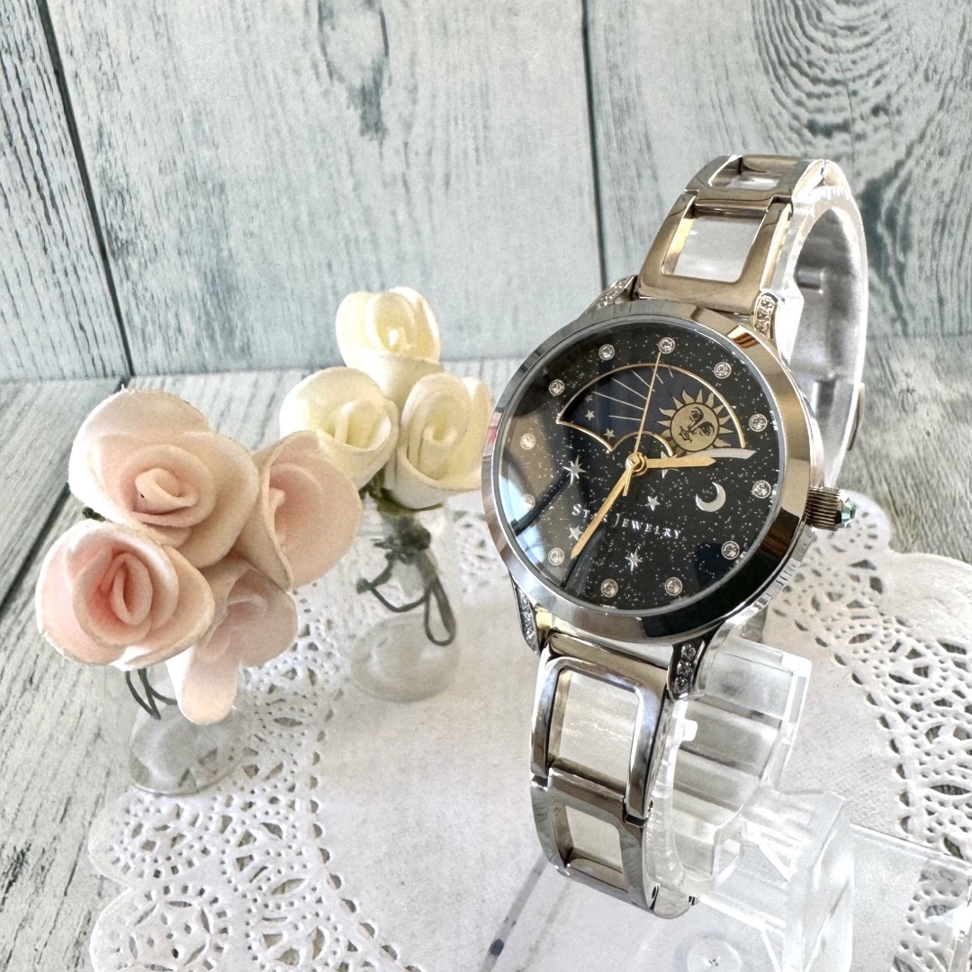STAR JEWELRY(スタージュエリー)の【限定】STAR JEWELRY 腕時計 限定 2019 夏 ムーンフェイズ レディースのファッション小物(腕時計)の商品写真