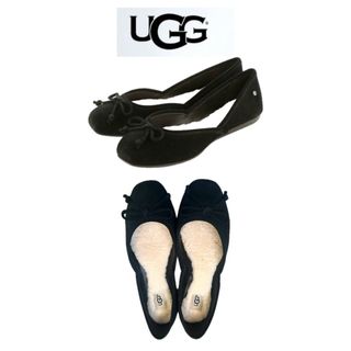 アグ(UGG)の美品　UGG(R)/アグ　フラットシューズFLAT。(バレエシューズ)