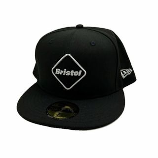 エフシーレアルブリストル/F.C.Real Bristol/FCRB/帽子/キャップ/NEW ERA EMBLEM 59FIFTY CAP/2024SS/ポリエステルツイル×コットンツイル/黒/#L/FCRB-240097【SA7655】