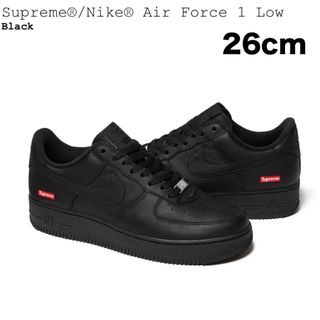 シュプリーム(Supreme)のSupreme NIKE Air Force 1 Low Black 26cm(スニーカー)