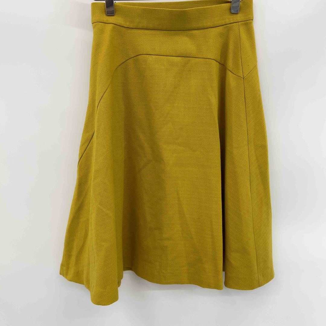 VIAGGIO BLU(ビアッジョブルー)のViaggio Blu ビアッジョブルー レディース スカート ひざ丈 イエロー フレアー レディースのスカート(ロングスカート)の商品写真