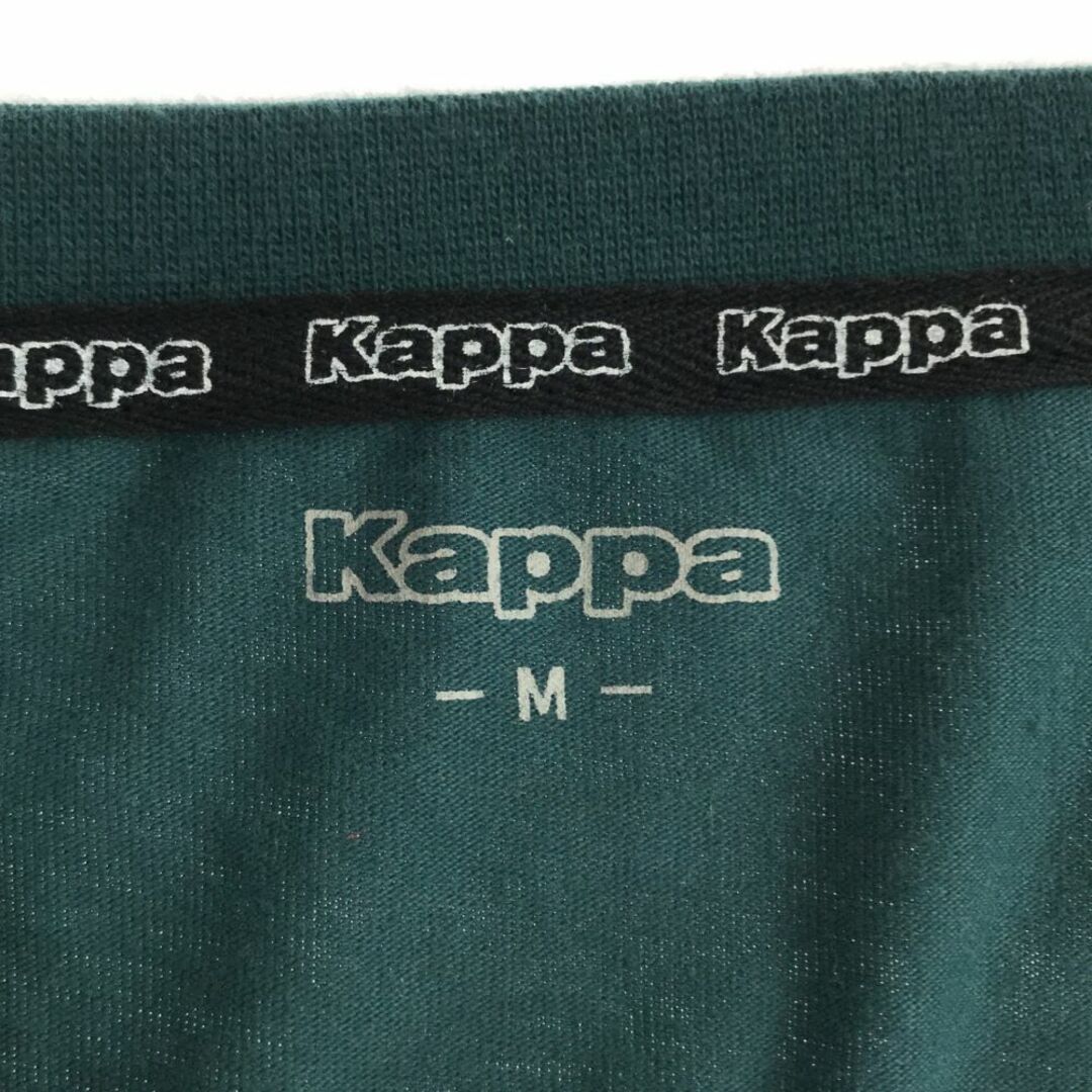 Kappa(カッパ)のカッパ 長袖 Tシャツ M グリーン Kappa ロンT メンズ 古着 【240314】 メンズのトップス(Tシャツ/カットソー(七分/長袖))の商品写真