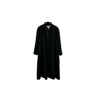 Made in France michel firer black coat ロングコート カシミヤ混 ブラック アウター レディース ヴィンテージ 8(ロングコート)