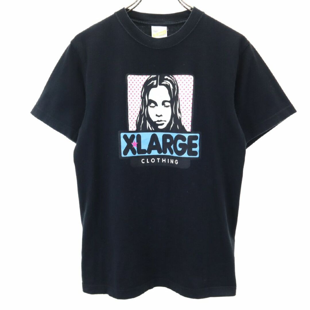 XLARGE(エクストララージ)のエクストララージ 日本製 プリント 半袖 Tシャツ S ブラック XLARGE メンズ 古着 【240314】 メール便可 メンズのトップス(Tシャツ/カットソー(半袖/袖なし))の商品写真