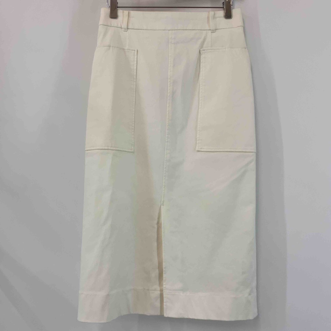 ESTNATION(エストネーション)のESTNATION エストネーション 白　ホワイト　ロング　　レディース ロング レディースのスカート(ロングスカート)の商品写真