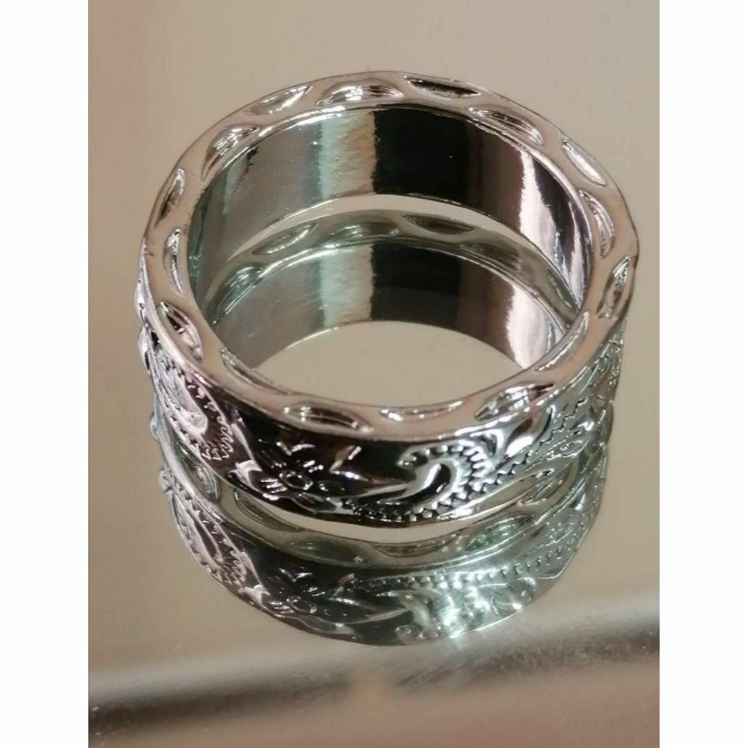 【SALE】リング メンズ レディース シルバー フラワー 花 指輪 20号 レディースのアクセサリー(リング(指輪))の商品写真