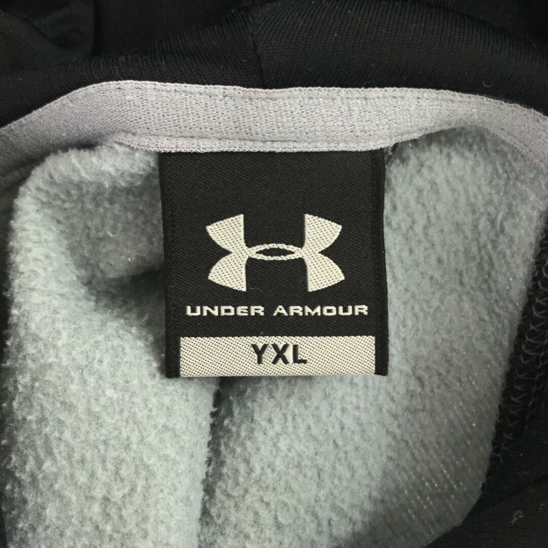 UNDER ARMOUR(アンダーアーマー)のアンダーアーマー 総柄 長袖 パーカー YXL グレー系 UNDER ARMOUR 裏起毛 キッズ 古着 【240314】 キッズ/ベビー/マタニティのキッズ服男の子用(90cm~)(その他)の商品写真