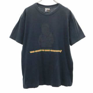 アベイシングエイプ(A BATHING APE)のアベイシングエイプ 日本製 プリント 半袖 Tシャツ L ブラック A BATHING APE メンズ 古着 【240314】 メール便可(Tシャツ/カットソー(半袖/袖なし))