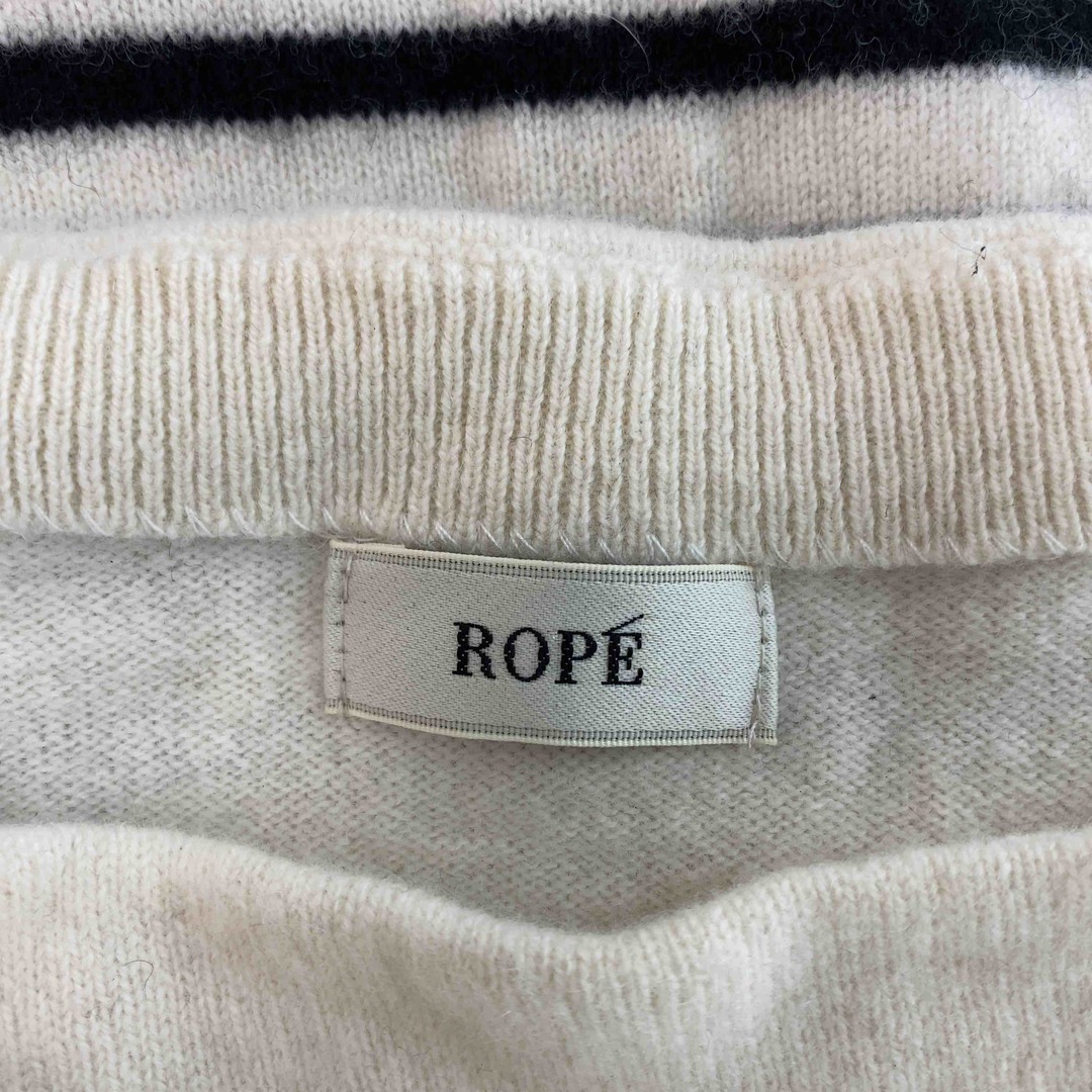 ROPE’(ロペ)のROPE　ロペ　ボーダー　ボートネック　レディース 　ニット/セーター レディースのトップス(ニット/セーター)の商品写真