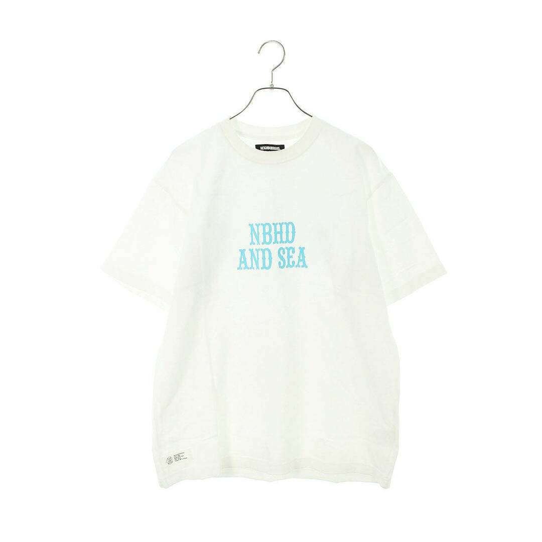 NEIGHBORHOOD(ネイバーフッド)のネイバーフッド ×ウィンダンシー WIND AND SEA  221FRWSN-STM02S ロゴプリントTシャツ メンズ L メンズのトップス(Tシャツ/カットソー(半袖/袖なし))の商品写真