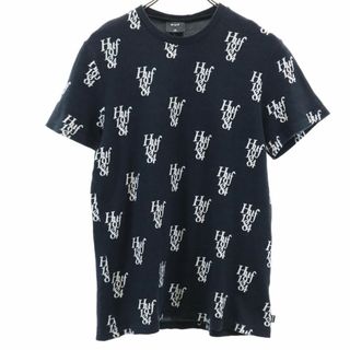 ハフ(HUF)のハフ 総柄 半袖 Tシャツ M ブラック HUF メンズ 古着 【240314】 メール便可(Tシャツ/カットソー(半袖/袖なし))