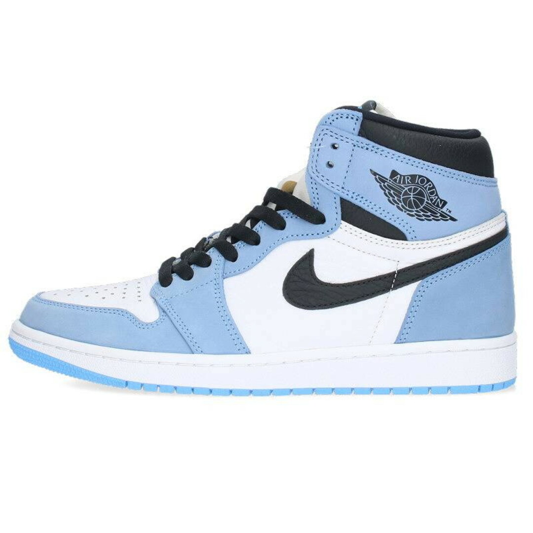 NIKE(ナイキ)のナイキ  AIR JORDAN 1 RETRO HIGH OG UNIVERCITY BLUE 555088-134 エアジョーダンワンハイユニバーシティーブルースニーカー メンズ 27.5cm メンズの靴/シューズ(スニーカー)の商品写真