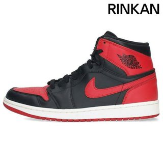 ナイキ(NIKE)のナイキ  AIR JORDAN 1 RETRO HIGH OG BRED 555088-023 エアジョーダン1レトロハイオージーブレッドスニーカー メンズ 28cm(スニーカー)