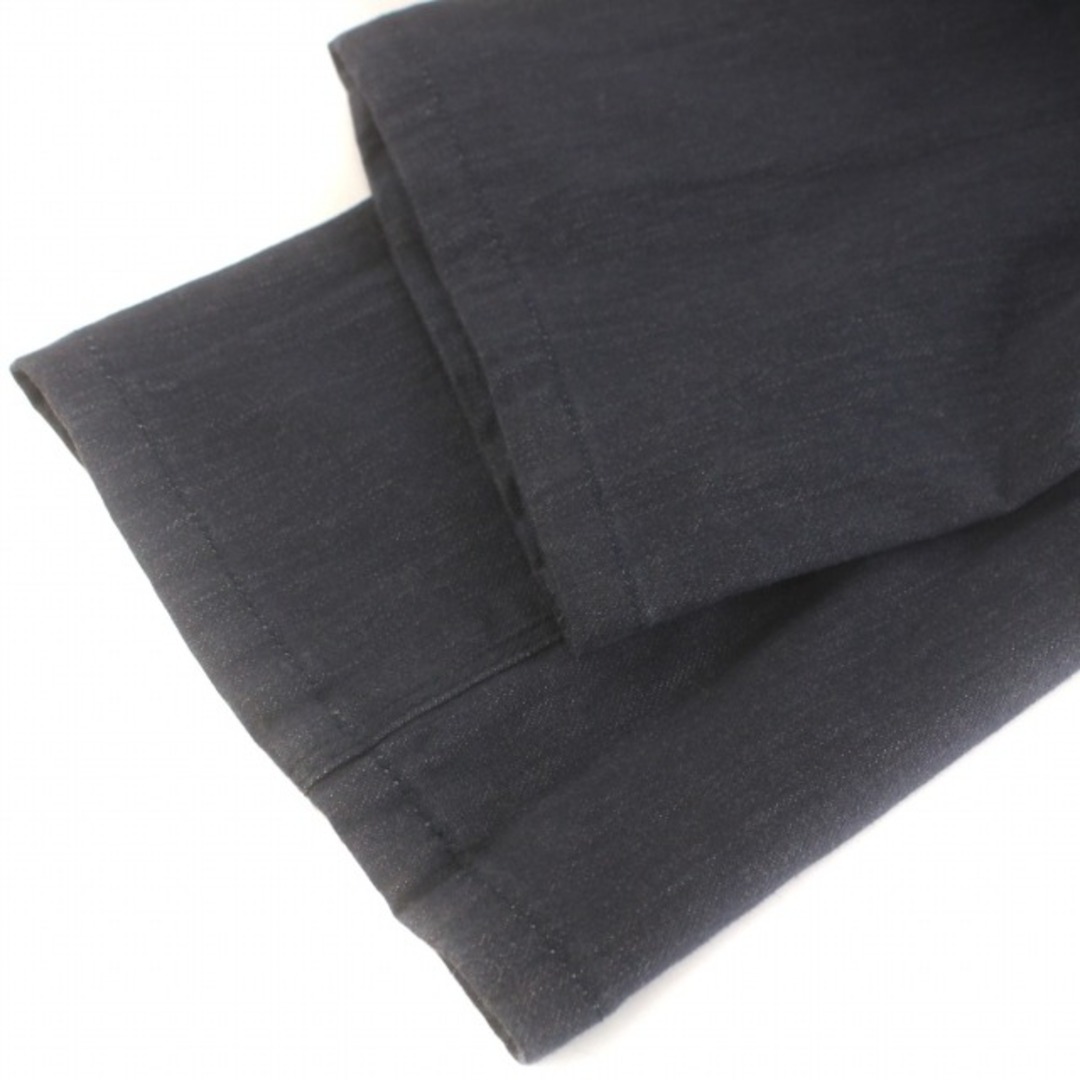 EDWIN(エドウィン)のEDWIN スラックスパンツ ストレート ストレッチ ロゴパッチ 32 L 紺 メンズのパンツ(スラックス)の商品写真