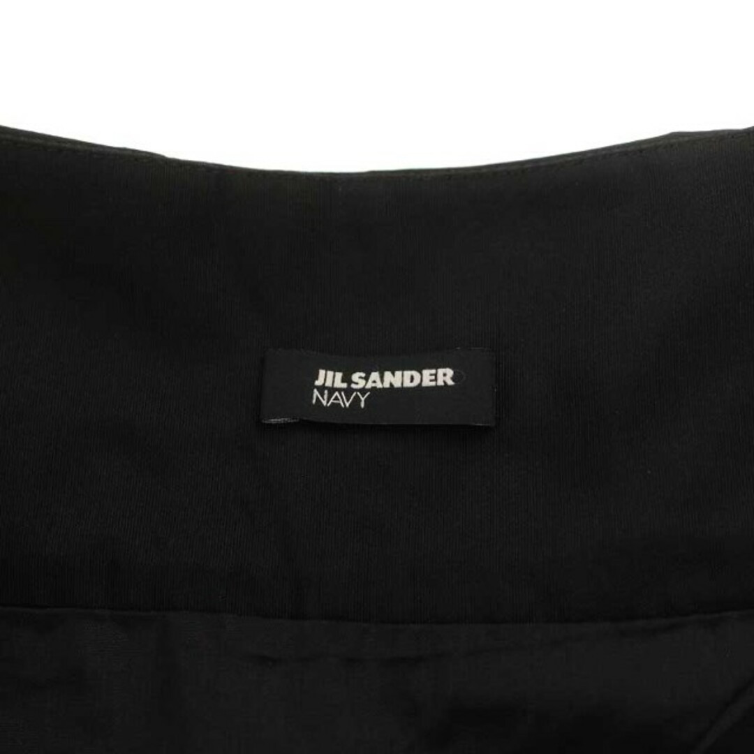 Jil Sander(ジルサンダー)のジルサンダー JIL SANDER NAVY プリーツスカート ひざ丈 変形 紺 レディースのスカート(ひざ丈スカート)の商品写真