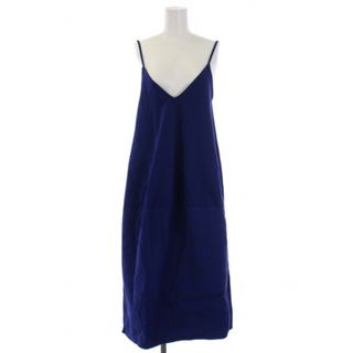 ザラ(ZARA)のザラ ZARA COCOON DRESS キャミワンピース ロング S 青(ロングワンピース/マキシワンピース)