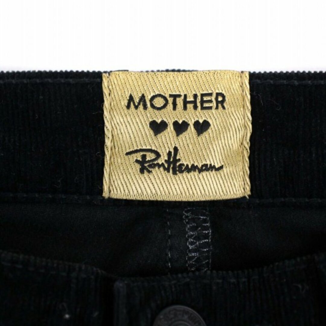 mother(マザー)のマザー ロンハーマン コーデュロイパンツ ジップフライ カットオフ 25 黒 レディースのパンツ(その他)の商品写真