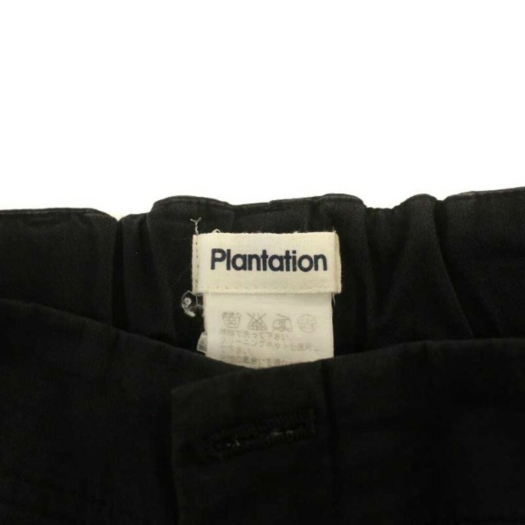 Plantation(プランテーション)のプランテーション plantation ストレートパンツ ジップフライ L 黒 レディースのパンツ(その他)の商品写真