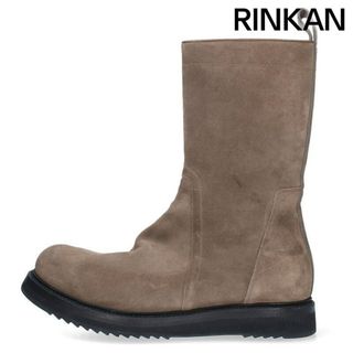 リックオウエンス(Rick Owens)のリックオウエンス サイドジップ付きスウェードエンジニアブーツ メンズ 44(ブーツ)