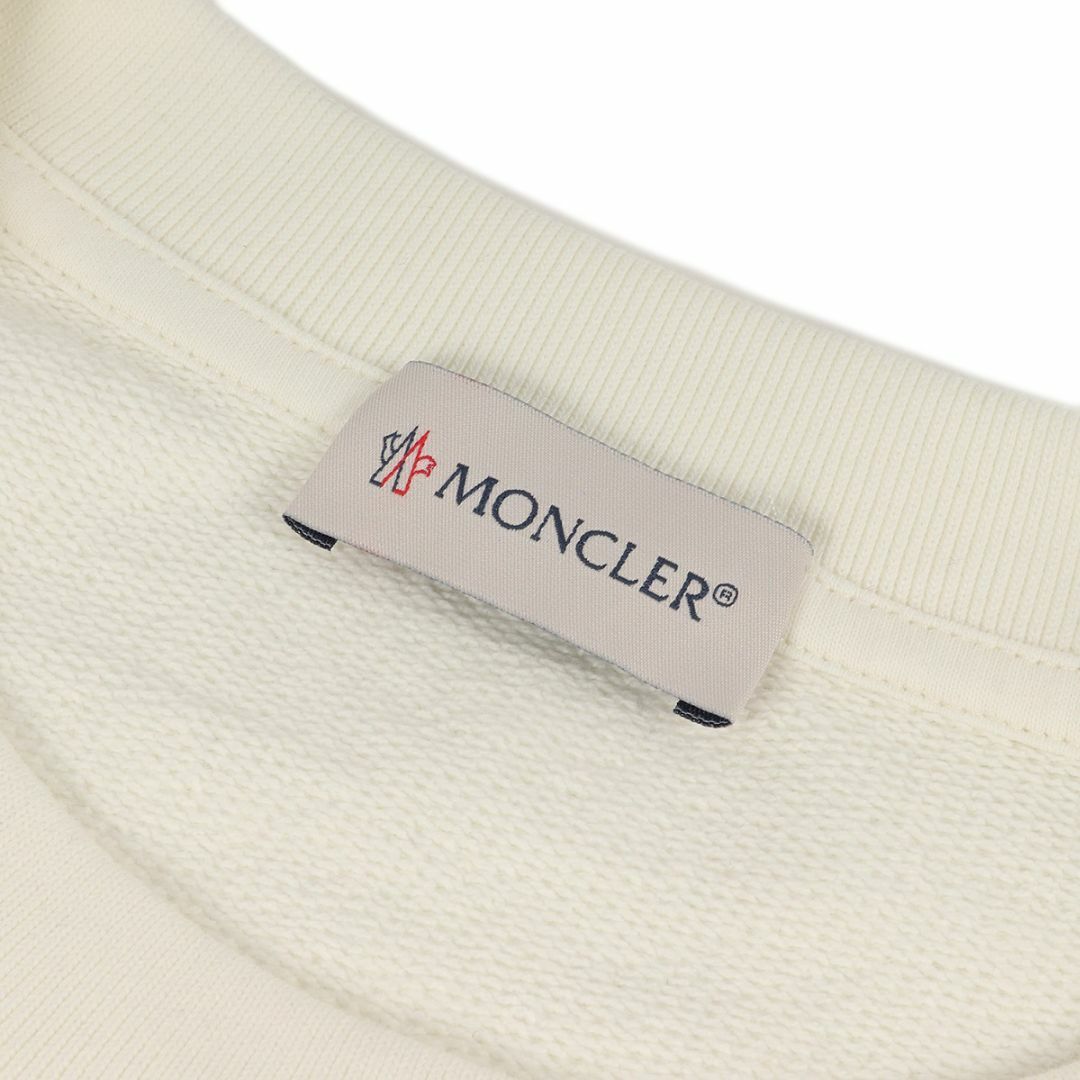 MONCLER(モンクレール)の送料無料 65 MONCLER モンクレール 8G00049 809KR ホワイト トレーナー スウェット size XXL メンズのトップス(スウェット)の商品写真