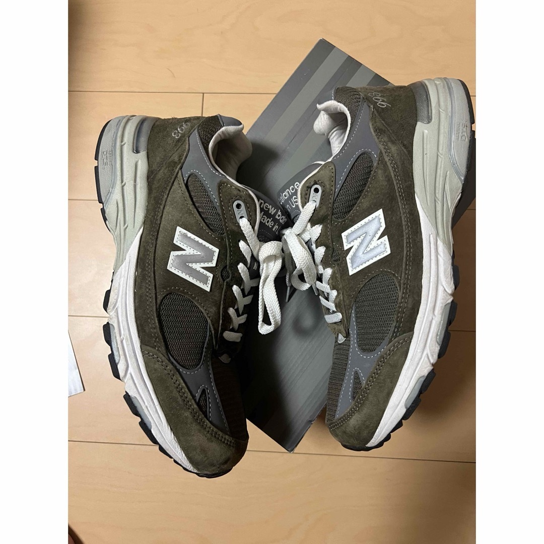 New Balance(ニューバランス)のニューバランス　MR993 new balance ミリタリーグリーン　 MG メンズの靴/シューズ(スニーカー)の商品写真