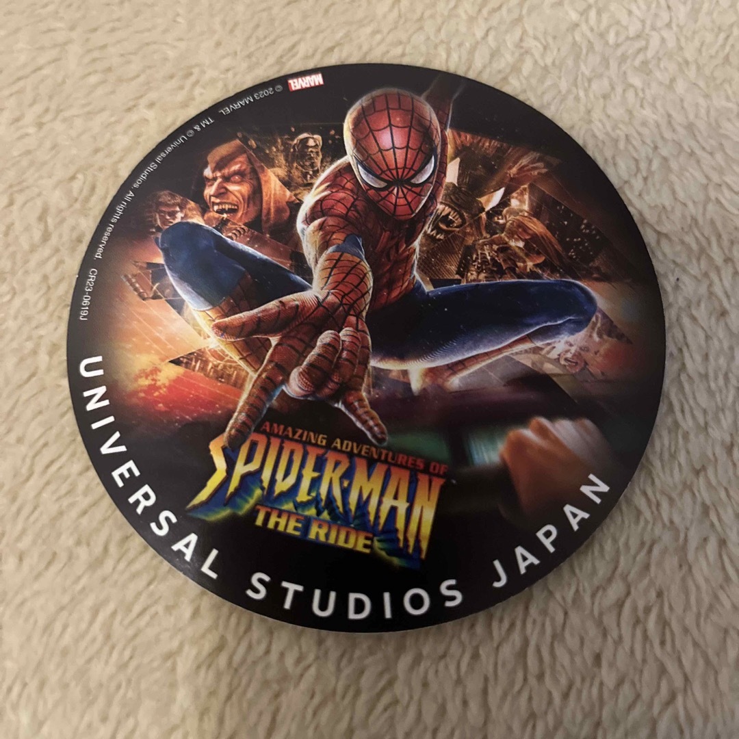 MARVEL(マーベル)のusj ユニバーサルスタジオジャパン スパイダーマン ステッカー エンタメ/ホビーのおもちゃ/ぬいぐるみ(キャラクターグッズ)の商品写真