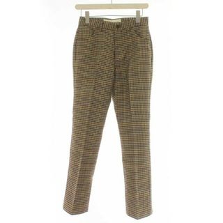 Shinzone - シンゾーン PLAID CHECK PANTS スラックスパンツ ベージュ 黒