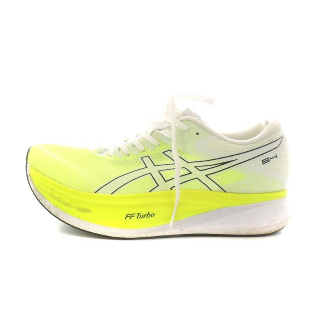 asics(アシックス)のasics ランニングシューズ 25.5cm 黄 白 1013A129-300 メンズの靴/シューズ(スニーカー)の商品写真