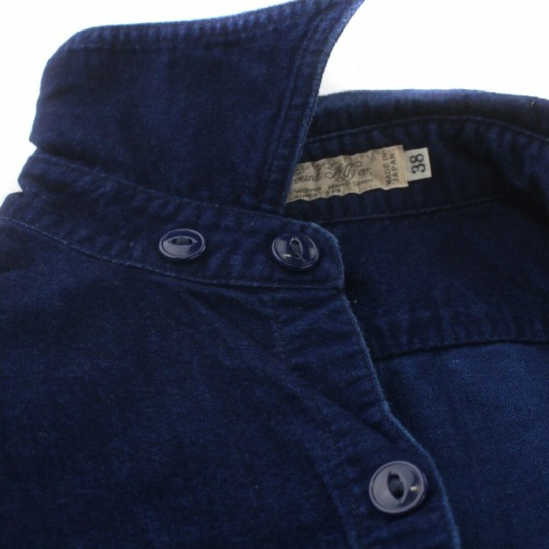 FULLCOUNT(フルカウント)のFULLCOUNT Indigo Nel Work Shirts 38 青  メンズのトップス(シャツ)の商品写真