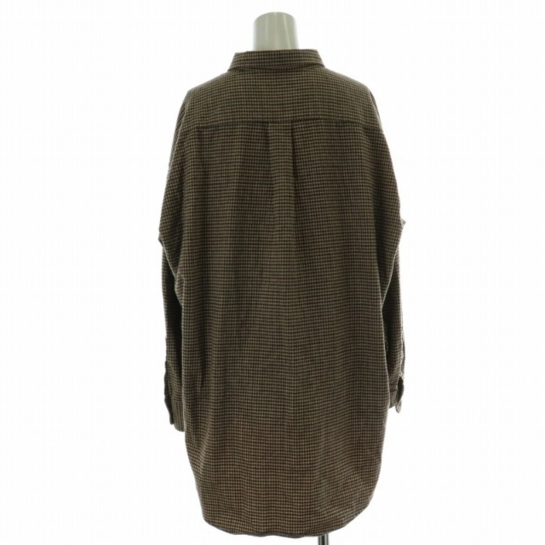 PENDLETON(ペンドルトン)のペンドルトン シャツ チュニック チェック 長袖 F 茶 9475-7301 レディースのトップス(シャツ/ブラウス(長袖/七分))の商品写真