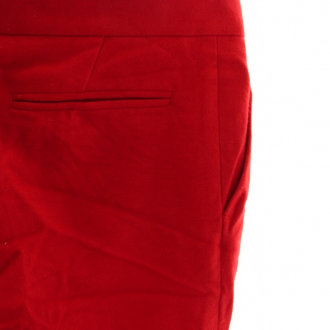 Drawer(ドゥロワー)のドゥロワー テーパードパンツ スラックス ジップフライ ウール 36 S 赤 レディースのパンツ(その他)の商品写真