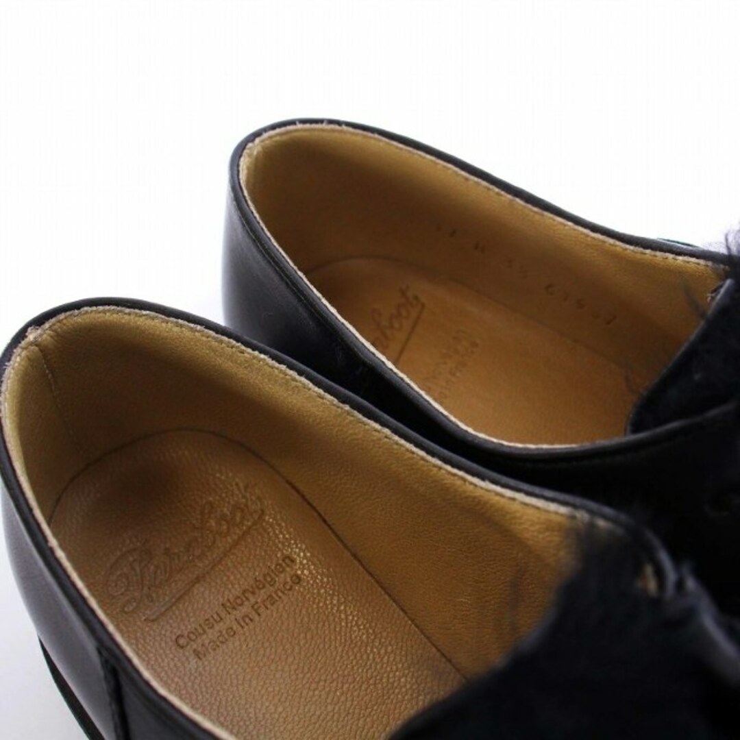 Paraboot(パラブーツ)のパラブーツ チロリアンシューズ モカシン ファー レザー 3.5 23cm 黒 レディースの靴/シューズ(ローファー/革靴)の商品写真
