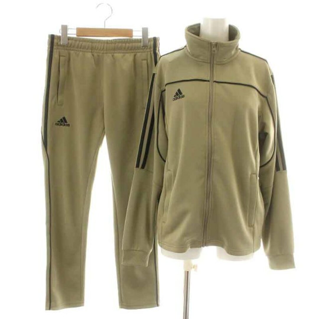 adidas(アディダス)のアディダス COMBAT SPORTS ジャージ セット L M カーキ 黒 レディースのジャケット/アウター(ブルゾン)の商品写真