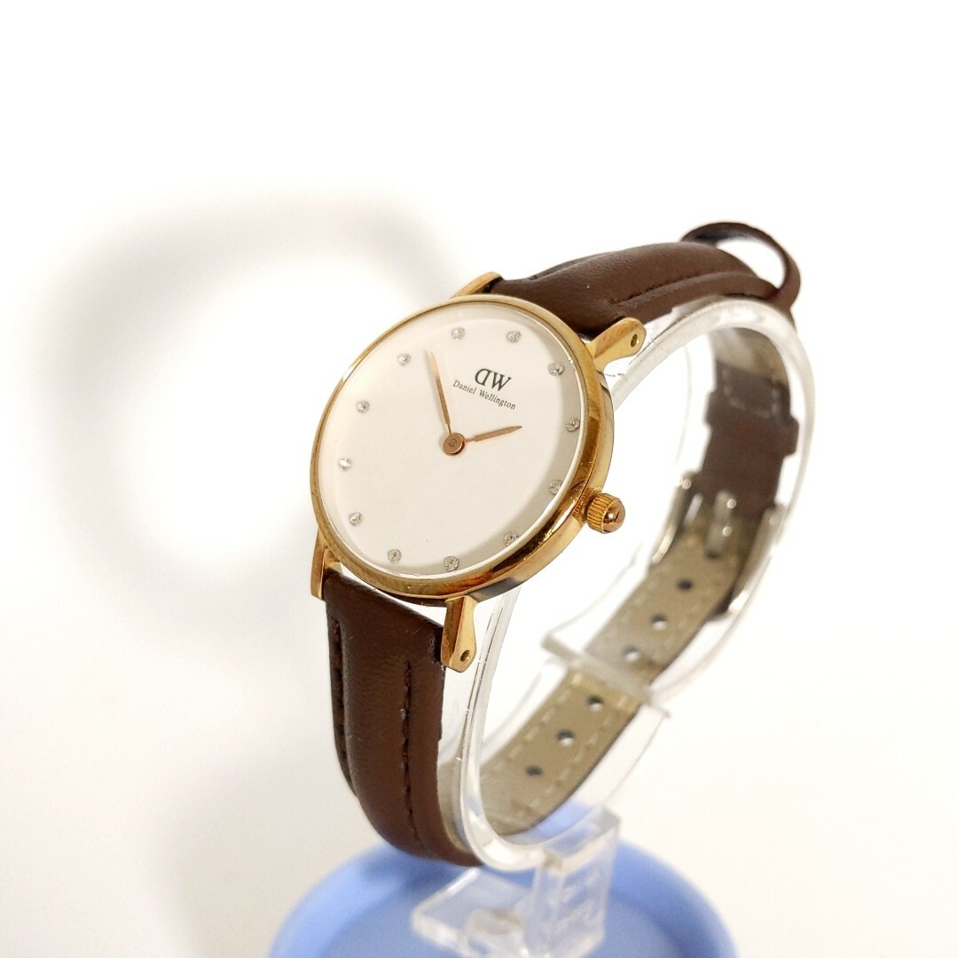 ダニエルウェリントン 腕時計 ブラウン 茶色 レディース 開店祝い - 時計