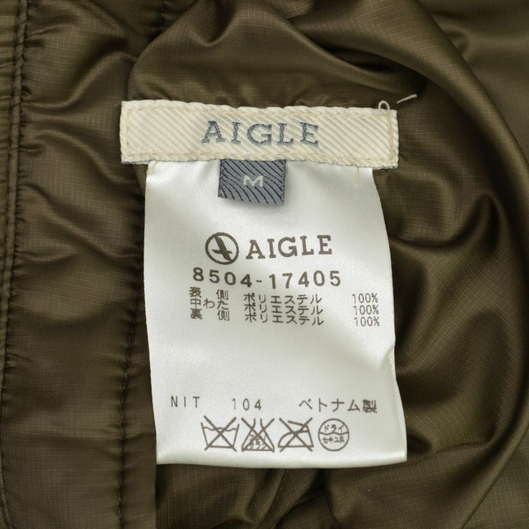 AIGLE(エーグル)の【AIGLE】フード付きリバーシブル 中綿ジップアップジャケット レディースのジャケット/アウター(その他)の商品写真