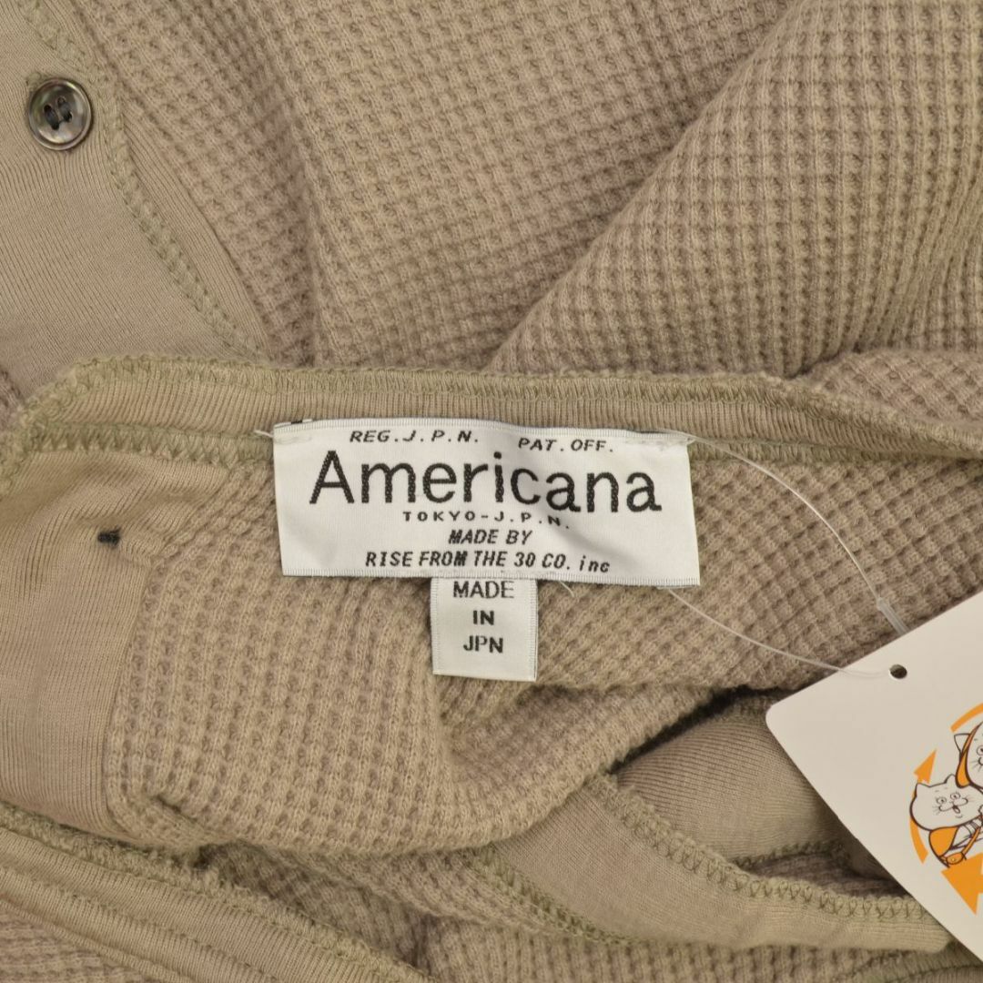AMERICANA(アメリカーナ)の【Americana】サーマルヘンリーネックカーディガン 2WAY ワンピース レディースのワンピース(ロングワンピース/マキシワンピース)の商品写真