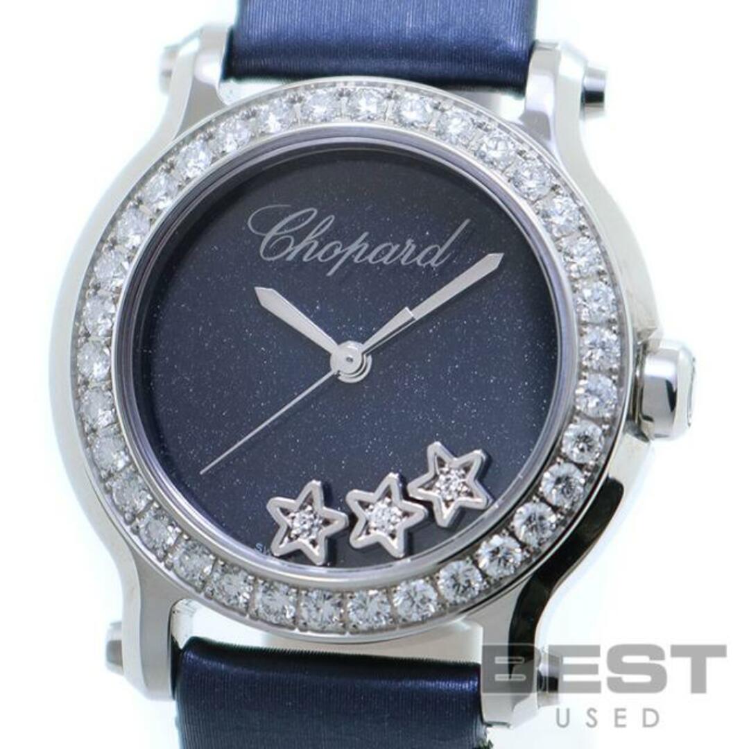 Chopard(ショパール)のショパール 【CHOPARD 】 ハッピースポーツ　ナイトスカイ 27/8509-3050 レディース ブルー ステンレススティール 腕時計 時計 HAPPY SPORT NIGHT SKY  BLUE SS ダイヤモンドベゼル D3Pダイヤモンド【中古】  レディースのファッション小物(腕時計)の商品写真