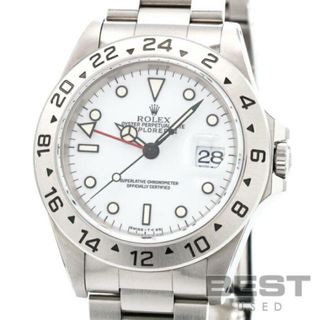 ロレックス(ROLEX)のロレックス 【ROLEX 】 エクスプローラー2 16570 メンズ ホワイト ステンレススティール 腕時計 時計 EXPLORER II  WHITE SS EX2 白文字盤【中古】 (腕時計(アナログ))