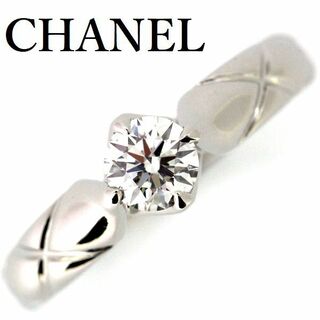 シャネル(CHANEL)のシャネル マトラッセ ダイヤモンド 0.31ct F-VVS1-3EX リング Pt950(リング(指輪))