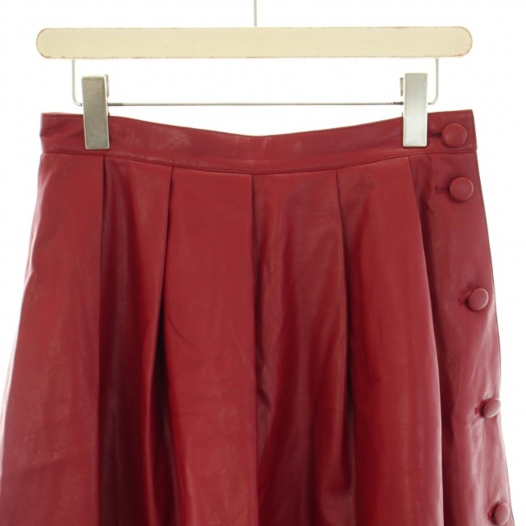 トゥービーバイアニエスベー WL42 JUPE スカート フェイクレザー 38 レディースのスカート(ひざ丈スカート)の商品写真